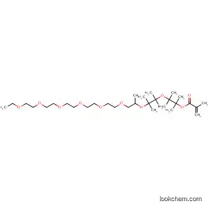 Molecular Structure of 103831-37-4 (2-Propenoic acid, 2-methyl-,
nonamethyl-3,6,9,12,15,18,21,24-octaoxahexacosane-1,26-diyl ester)
