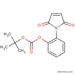 Molecular Structure of 104469-25-2 (Carbonic acid, (2,5-dihydro-2,5-dioxo-1H-pyrrol-1-yl)phenyl
1,1-dimethylethyl ester)