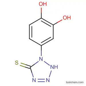 Molecular Structure of 105127-46-6 (5H-Tetrazole-5-thione, 1-(3,4-dihydroxyphenyl)-1,2-dihydro-)