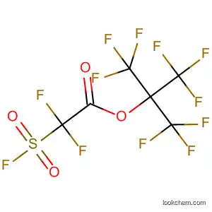 Molecular Structure of 108365-50-0 (Acetic acid, difluoro(fluorosulfonyl)-,
2,2,2-trifluoro-1,1-bis(trifluoromethyl)ethyl ester)