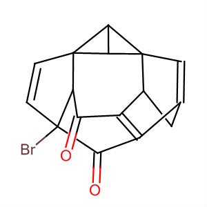 Molecular Structure of 110745-87-4 (1,7,3,6-Ethanediylidene-5,8-methano-1H-benz[f]indene-4,9-dione,
3a-bromodecahydro-)