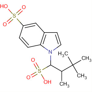 Molecular Structure of 111203-76-0 (1H-Indole-1-butanesulfonic acid, 2,3-dihydro-2,3,3-trimethyl-5-sulfo-)