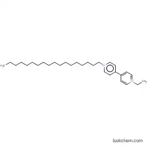 Molecular Structure of 114094-52-9 (4,4'-Bipyridinium, 1-ethyl-1'-octadecyl-)