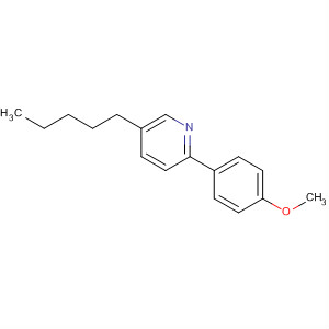 Molecular Structure of 114936-99-1 (Pyridine, 2-(4-methoxyphenyl)-5-pentyl-)