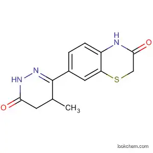 Molecular Structure of 117278-80-5 (2H-1,4-Benzothiazin-3(4H)-one,
7-(1,4,5,6-tetrahydro-4-methyl-6-oxo-3-pyridazinyl)-)