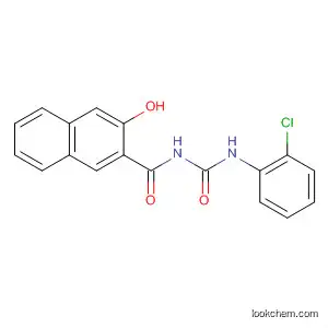 Molecular Structure of 117569-36-5 (2-Naphthalenecarboxamide,
N-[[(2-chlorophenyl)amino]carbonyl]-3-hydroxy-)