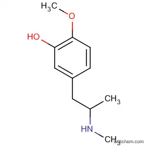 Molecular Structure of 117652-27-4 (Phenol, 2-methoxy-5-[2-(methylamino)propyl]-)