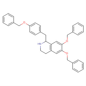 Isoquinoline, 1,2,3,4-tetrahydro-6,7-bis(phenylmethoxy)-1-[[4-(phenylmethoxy)phenyl] methyl]-