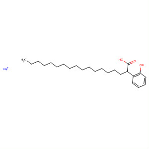 Molecular Structure of 118574-68-8 (Octadecanoic acid, (hydroxyphenyl)-, monosodium salt)