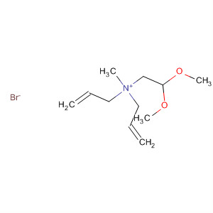 Molecular Structure of 118703-33-6 (2-Propen-1-aminium, N-(2,2-dimethoxyethyl)-N-methyl-N-2-propenyl-,
bromide)
