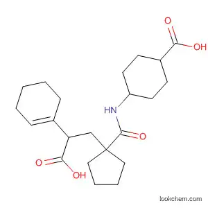 Molecular Structure of 118785-67-4 (2-Cyclohexene-1-acetic acid,
a-[[1-[[(4-carboxycyclohexyl)amino]carbonyl]cyclopentyl]methyl]-)