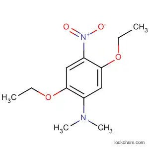 Molecular Structure of 118969-26-9 (Benzenamine, 2,5-diethoxy-N,N-dimethyl-4-nitro-)