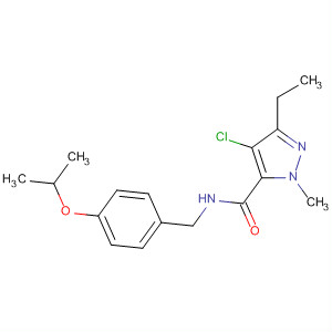 1H-Pyrazole-5-carboxamide, 4-chloro-3-ethyl-1-methyl-N-[[4-(1-methylethoxy)phenyl]methyl]-