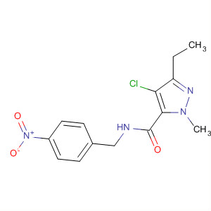 1H-Pyrazole-5-carboxamide, 4-chloro-3-ethyl-1-methyl-N-[(4-nitrophenyl)methyl]-