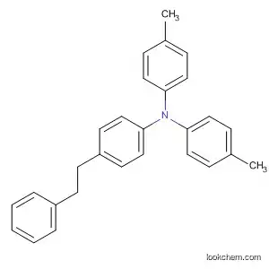 Molecular Structure of 119171-90-3 (Benzenamine, N,N-bis(4-methylphenyl)-4-(2-phenylethyl)-)