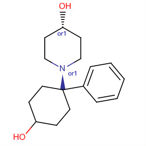 Molecular Structure of 119388-78-2 (4-Piperidinol, 1-(4-hydroxy-1-phenylcyclohexyl)-, trans-)