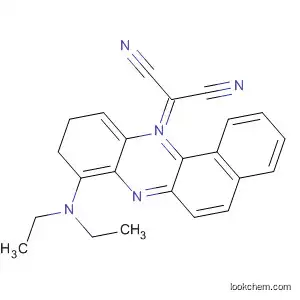 Molecular Structure of 119802-60-7 (Propanedinitrile, [9-(diethylamino)benzo[a]phenazin-5(7H)-ylidene]-)