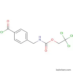 Molecular Structure of 120355-38-6 (Carbamic acid, [4-(chlorocarbonyl)phenyl]methyl-, 2,2,2-trichloroethyl
ester)