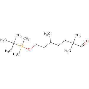 Molecular Structure of 121618-65-3 (Heptanal, 7-[[(1,1-dimethylethyl)dimethylsilyl]oxy]-2,2,5-trimethyl-)