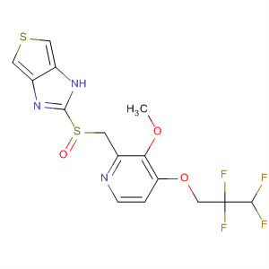 1H-Thieno[3,4-d]imidazole, 2-[[[3-methoxy-4-(2,2,3,3-tetrafluoropropoxy)-2-pyridinyl]methyl]sulfinyl]-