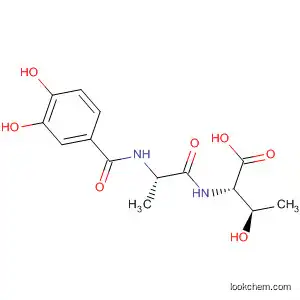 Molecular Structure of 123197-91-1 (L-Threonine, N-[N-(3,4-dihydroxybenzoyl)-L-alanyl]-)