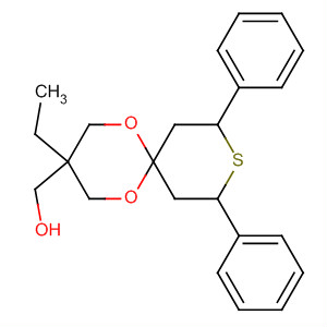 1,5-Dioxa-9-thiaspiro[5.5]undecane-3-methanol, 3-ethyl-8,10-diphenyl-