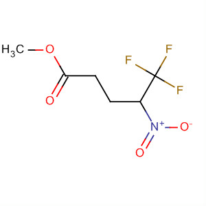 Molecular Structure of 124737-12-8 (Pentanoic acid, 5,5,5-trifluoro-4-nitro-, methyl ester)