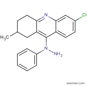 Molecular Structure of 124843-79-4 (Acridine, 6-chloro-1,2,3,4-tetrahydro-2-methyl-9-(2-phenylhydrazino)-)