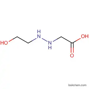 Molecular Structure of 125697-89-4 (Acetic acid, [1-(2-hydroxyethyl)hydrazino]-)