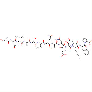 Molecular Structure of 125890-00-8 (L-Proline,
L-seryl-L-asparaginyl-L-valyl-L-alanyl-L-seryl-L-valyl-L-glutaminyl-L-cysteinyl
-L-a-aspartyl-L-asparaginyl-L-seryl-L-a-aspartyl-L-lysyl-L-phenylalanyl-)