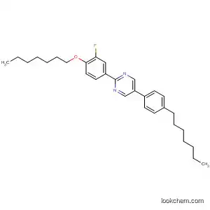 Pyrimidine, 2-[3-fluoro-4-(heptyloxy)phenyl]-5-(4-heptylphenyl)-