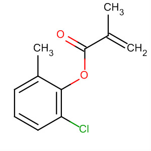 Molecular Structure of 126969-77-5 (2-Propenoic acid, 2-methyl-, 2-chloro-6-methylphenyl ester)