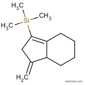 Molecular Structure of 127016-71-1 (Silane, (2,4,5,6,7,7a-hexahydro-1-methylene-1H-inden-3-yl)trimethyl-)