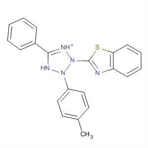 Molecular Structure of 128956-48-9 (2H-Tetrazolium, 2-(2-benzothiazolyl)-3-(4-methylphenyl)-5-phenyl-)