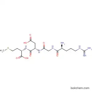 Molecular Structure of 129058-85-1 (L-Methionine, N-[N-(N-L-arginylglycyl)-L-a-aspartyl]-)