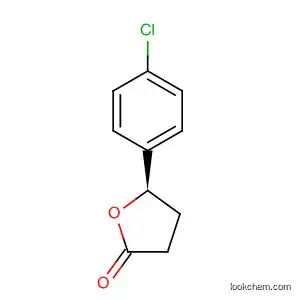 Molecular Structure of 129098-63-1 (2(3H)-Furanone, 5-(4-chlorophenyl)dihydro-, (R)-)