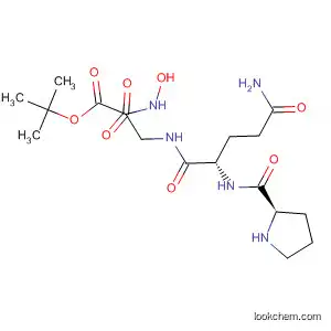 Glycinamide,
1-[(1,1-dimethylethoxy)carbonyl]-L-prolyl-L-glutaminyl-N-hydroxy-