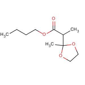 1,3-Dioxolane-2-propanoic acid, 2-methyl-, butyl ester