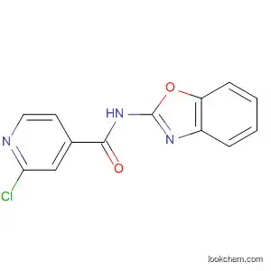 Molecular Structure of 132221-82-0 (4-Pyridinecarboxamide, N-2-benzoxazolyl-2-chloro-)