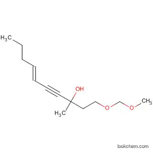 Molecular Structure of 132461-94-0 (6-Decen-4-yn-3-ol, 1-(methoxymethoxy)-3-methyl-, (E)-)