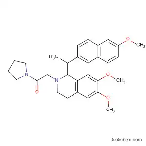 Isoquinoline,
1,2,3,4-tetrahydro-6,7-dimethoxy-1-[1-(6-methoxy-2-naphthalenyl)ethyl]-
2-(1-pyrrolidinylacetyl)-