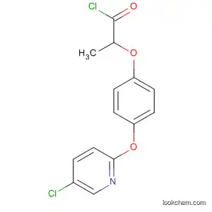 Molecular Structure of 60074-81-9 (Propanoyl chloride, 2-[4-[(5-chloro-2-pyridinyl)oxy]phenoxy]-)