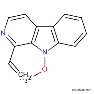 Molecular Structure of 69355-01-7 (9H-Pyrido[3,4-b]indole, 1-ethenyl-9-methoxy-)