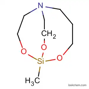Molecular Structure of 69656-38-8 (2,9,10-Trioxa-6-aza-1-silabicyclo[4.3.3]dodecane, 1-methyl-)