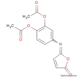 2(5H)-Furanone, 5-[[3,4-bis(acetyloxy)phenyl]imino]-