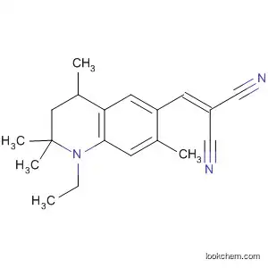 Molecular Structure of 76495-88-0 (Propanedinitrile,
[(1-ethyl-1,2,3,4-tetrahydro-2,2,4,7-tetramethyl-6-quinolinyl)methylene]-)