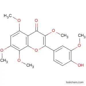 4H-1-Benzopyran-4-one,
2-(4-hydroxy-3-methoxyphenyl)-3,5,7,8-tetramethoxy-