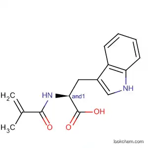 Molecular Structure of 77890-34-7 (DL-Tryptophan, N-(2-methyl-1-oxo-2-propenyl)-)