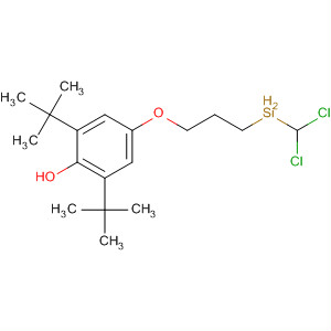 Phenol, 4-[3-(dichloromethylsilyl)propoxy]-2,6-bis(1,1-dimethylethyl)-