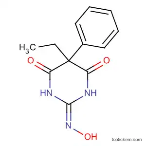 Molecular Structure of 79835-71-5 (2,4,6(1H,3H,5H)-Pyrimidinetrione, 5-ethyl-5-phenyl-, 2-oxime)